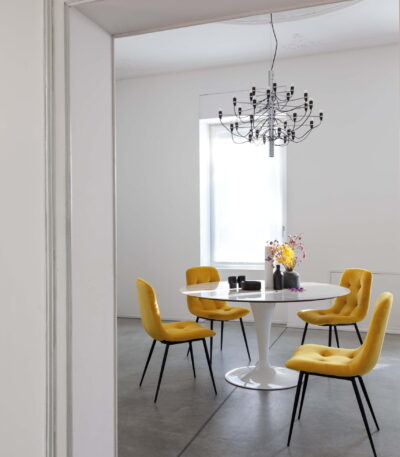 Tavolo rotondo in ceramica lucida - Copenaghen