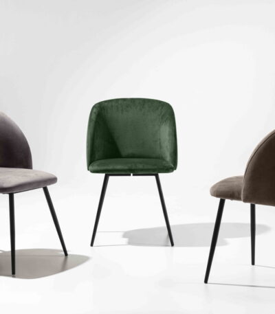 poltroncina imbottita in velluto - Napoca