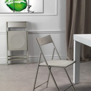 sedia pieghevole polipropilene e acciaio - Gardera