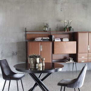 tavolo circolare allungabile in ceramica - Cairo