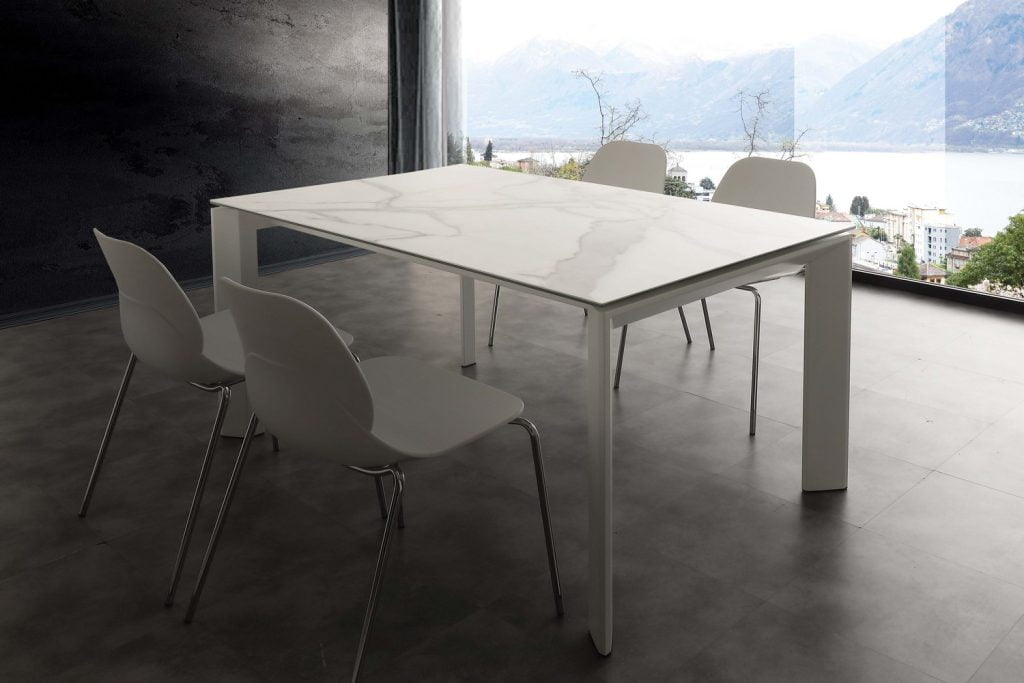 tavolino allungabile in vetro ceramica - Delhi