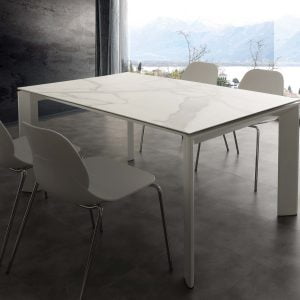 tavolino allungabile in vetro ceramica - Delhi
