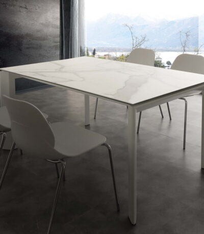 tavolino allungabile in vetro ceramica - Delhi