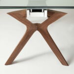 tavolo allungabile design in cristallo - Wellington
