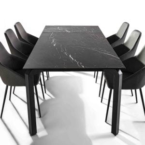 spazioso tavolo allungabile in vetro ceramica - Budapest