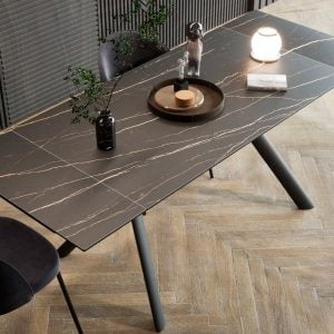 tavolo allungabile in pietra sinterizzata - Miami