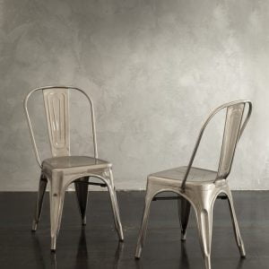 Sedia in metallo stile americano - Chania