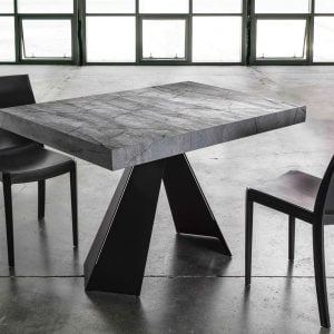 tavolino allungabile in legno e metallo - Theran