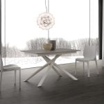 Tavolo allungabile gambe design - Shangai