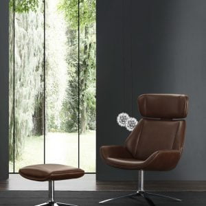 poltrona girevole con pouf - Tallinn