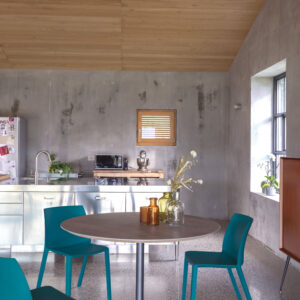 tavolo circolare in legno laminato - Tokyo