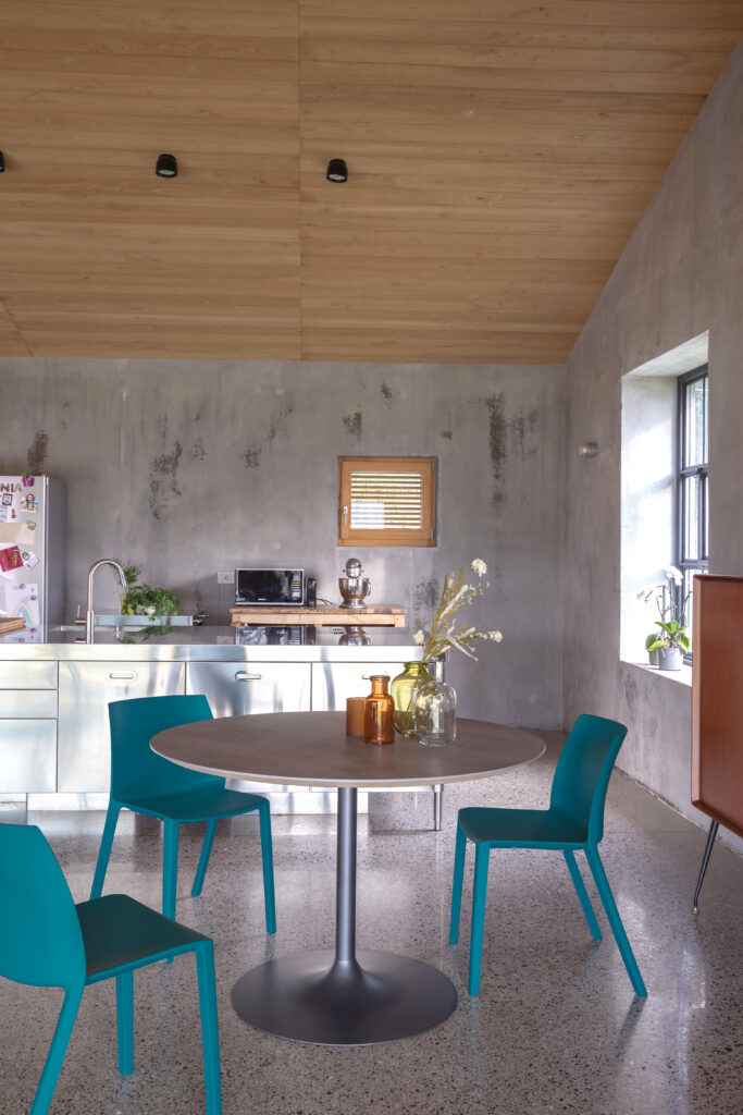 tavolo circolare in legno laminato - Tokyo