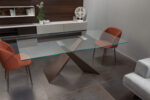 tavolo in cristallo extra chiaro – Roma
